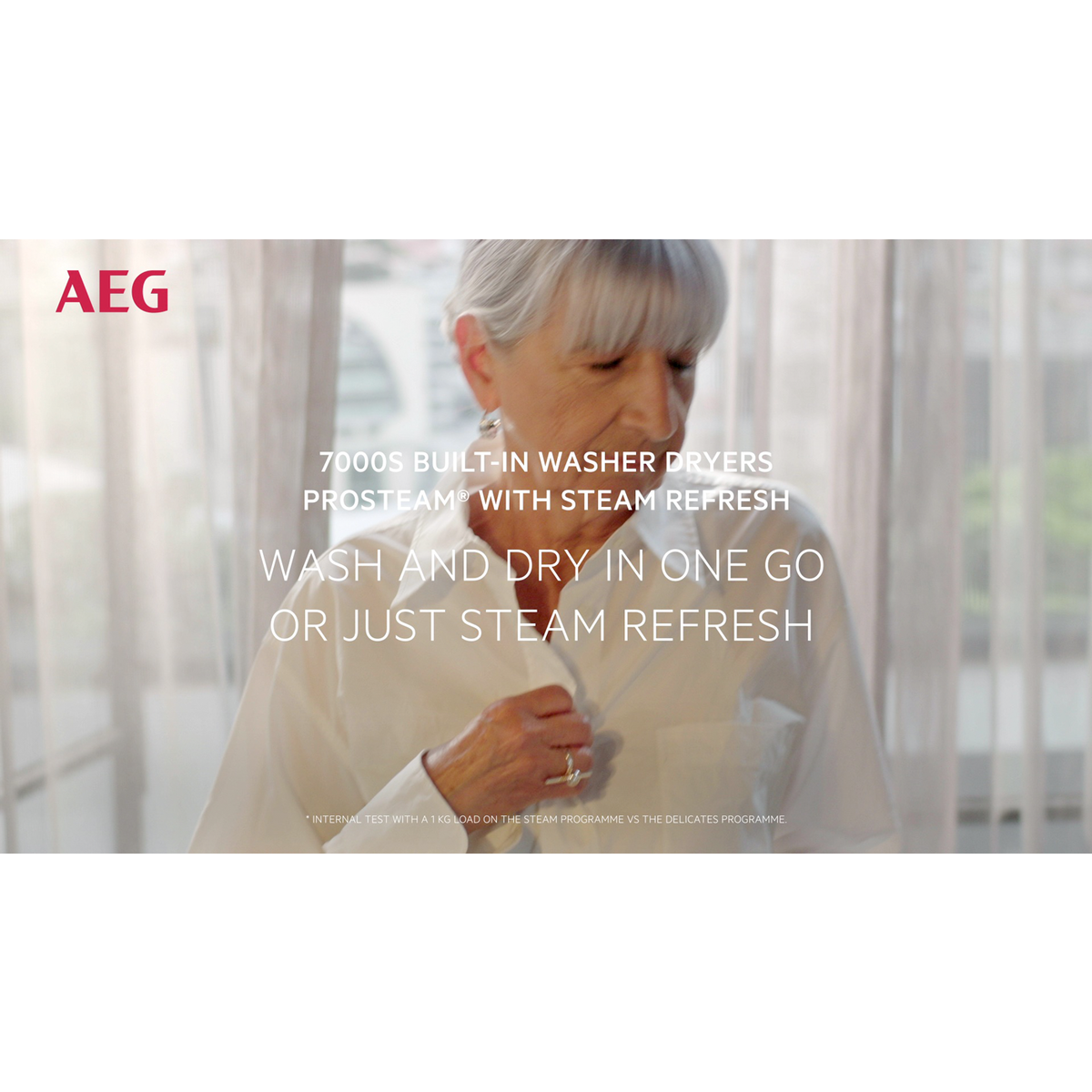 AEG - Freestanding Washer Dryer - LWR7196U4B