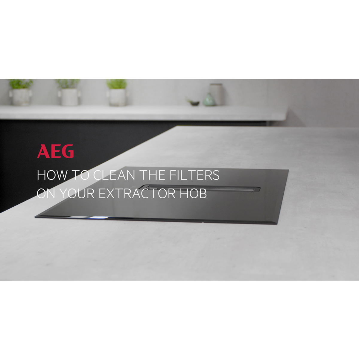 AEG - Extractor Hob - NCU84F43AB