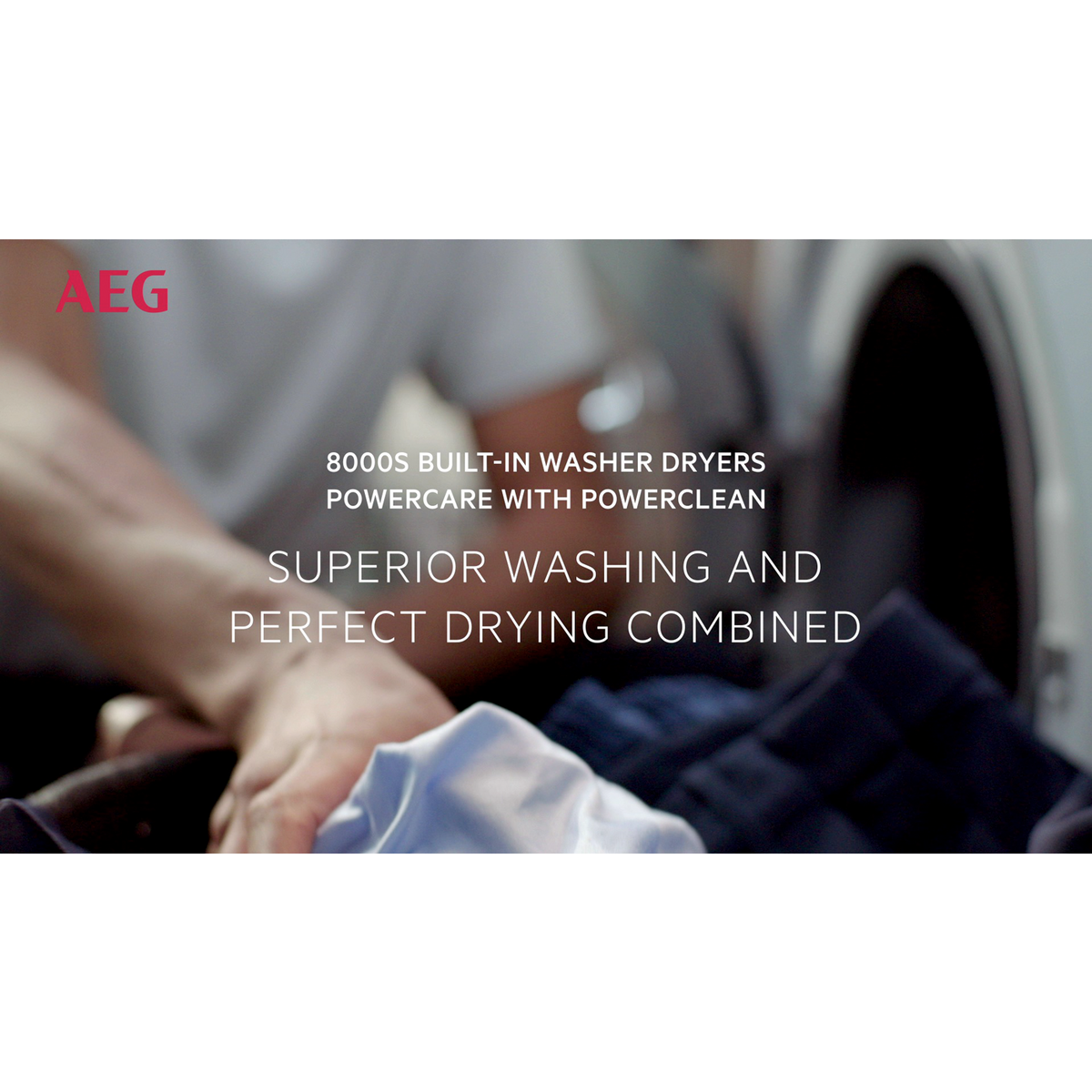 AEG - Integrated Washer Dryer - L8WE84636BI