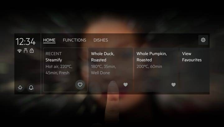 Displaying the CookSmart function.