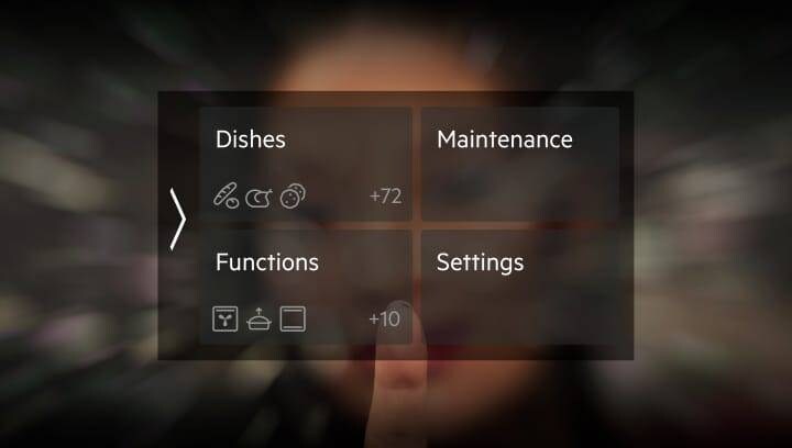 Displaying the CookSmart function.