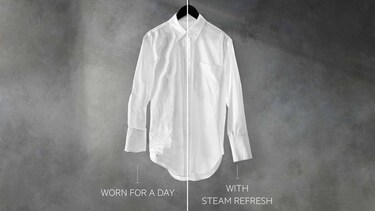 Shirt with stream refresh vs not with steam refresh