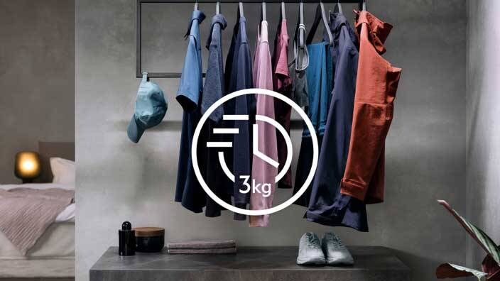 20min 3kg icon and hanging clothes