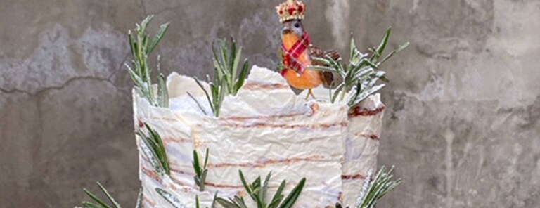 Fondant Fox - Chocolate Birch Winter Woodland Cake